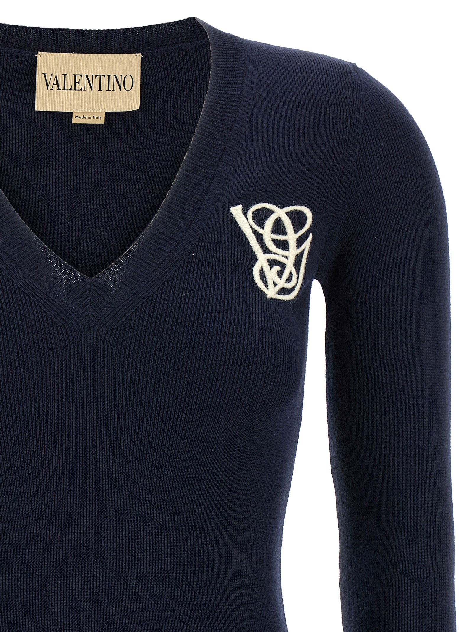 VALENTINO GARAVANI - VALENTINO GARAVANI - Valentino Garavani embroidery sweater - Women’s Knitwear