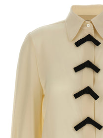 VALENTINO GARAVANI - VALENTINO GARAVANI - Valentino Garavani bow shirt - Women’s Tops
