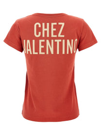 VALENTINO GARAVANI - VALENTINO GARAVANI - Valentino Garavani ’Panther Lady’ T-shirt - Women’s Top