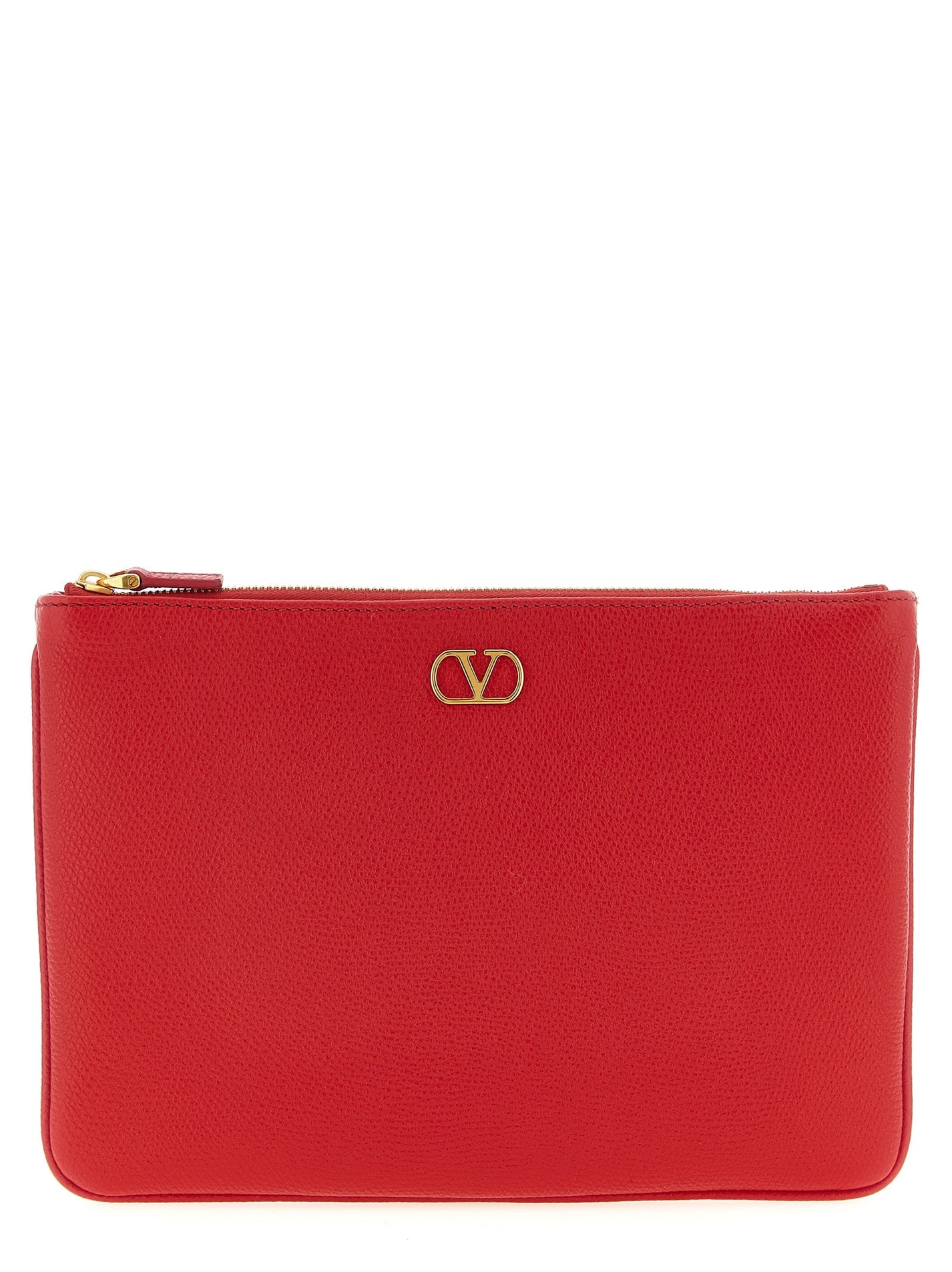 VALENTINO GARAVANI - VALENTINO GARAVANI - Valentino Garavani Vlogo Signature clutch bag - Women’s Bags