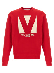 VALENTINO GARAVANI - VALENTINO GARAVANI - Valentino Garavani ’Chez Valentino’ sweatshirt - Men’s Sweatshirts