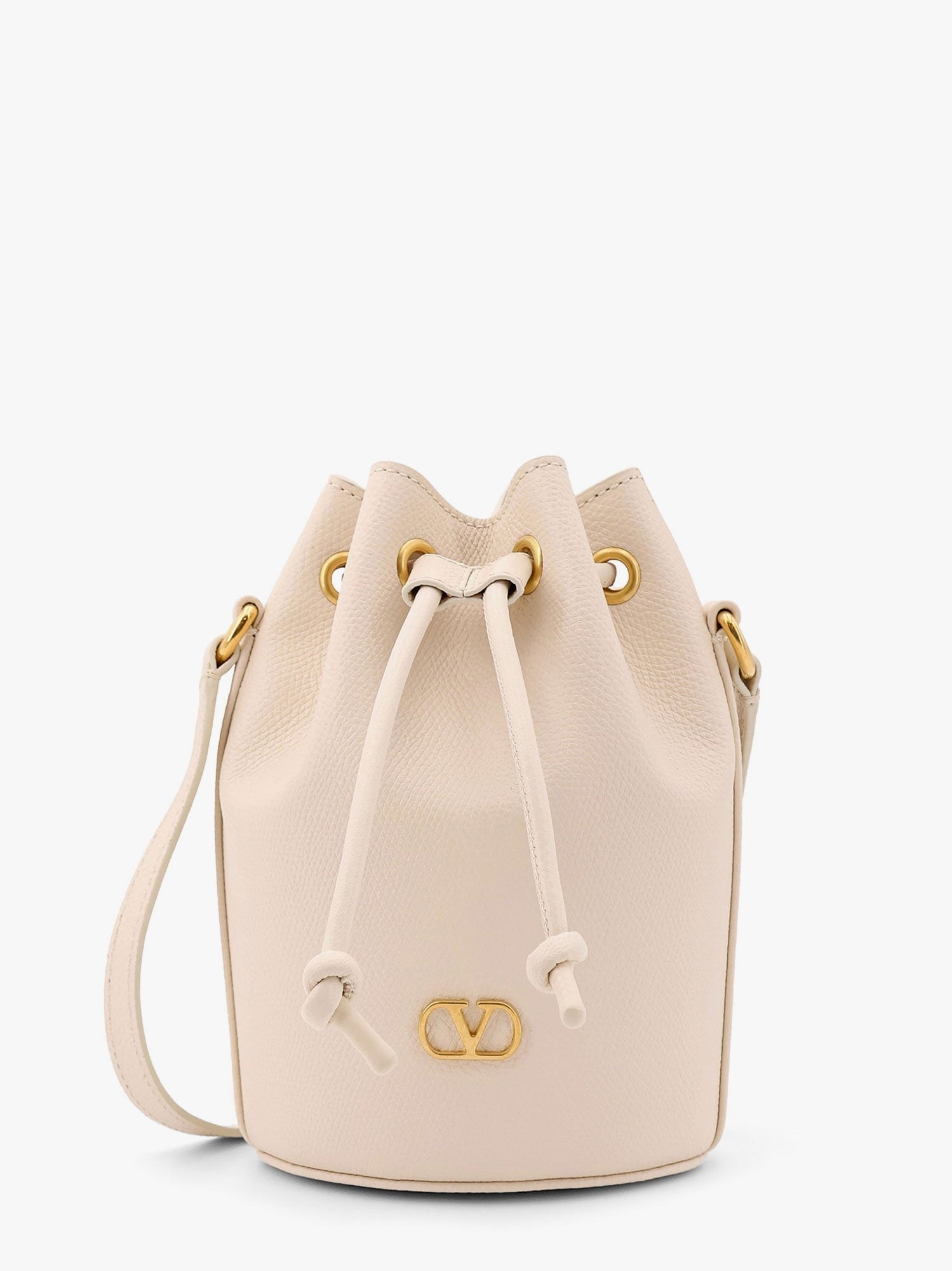 Valentino Garavani - Valentino Garavani Leather Bucket Bag - Women’s Bags