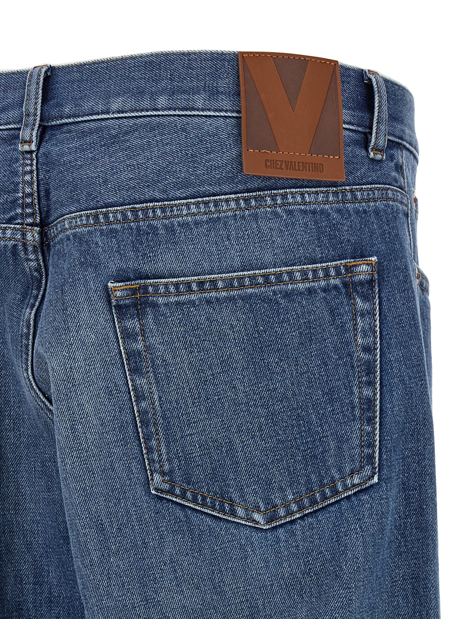 VALENTINO GARAVANI - VALENTINO GARAVANI - Valentino Garavani five-pocket jeans - Men’s Bottoms