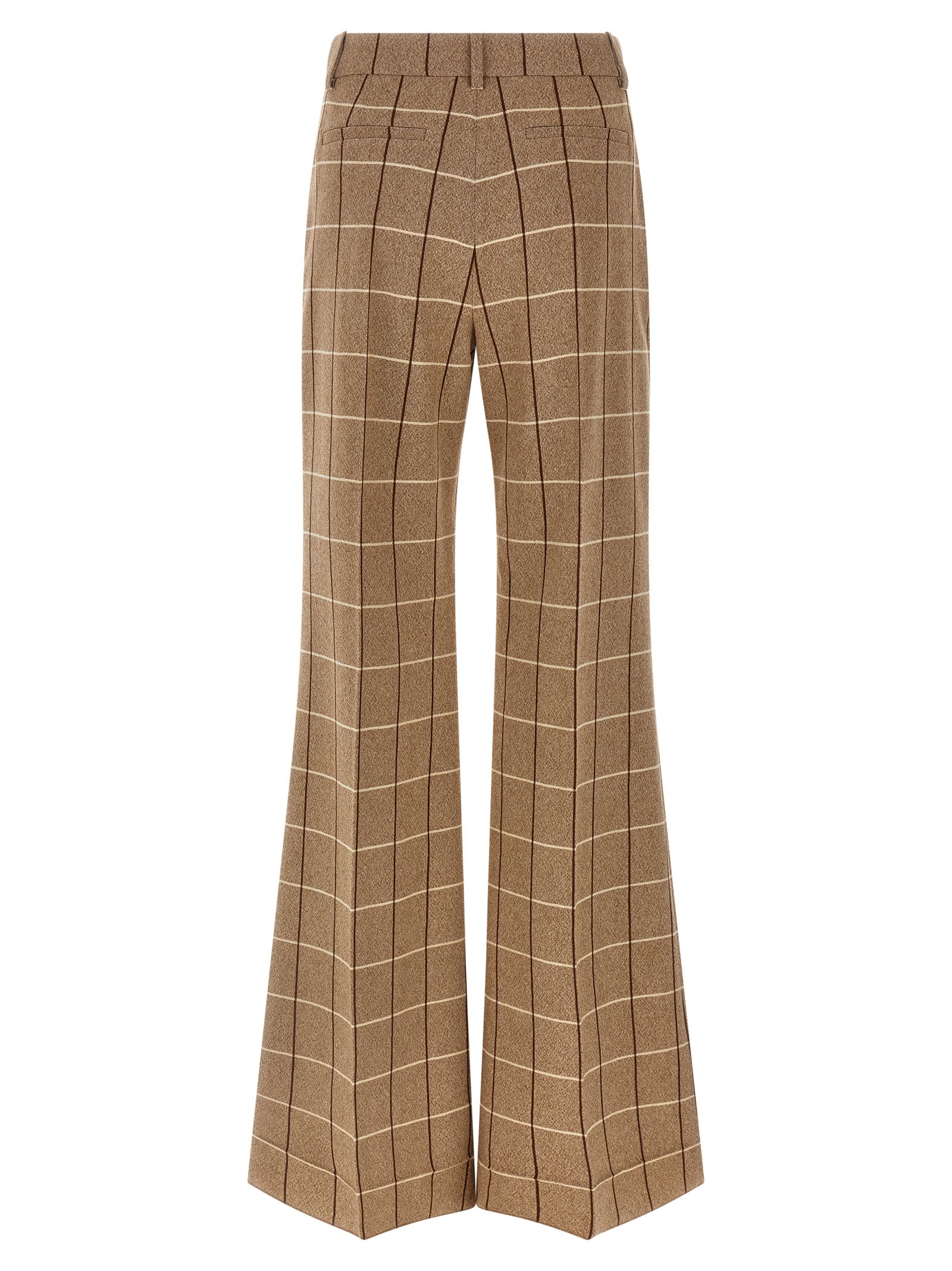 VALENTINO GARAVANI - VALENTINO GARAVANI - ValentinoGaravani Wool pants with window pattern - Women’s Pants