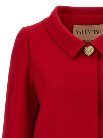 VALENTINO GARAVANI - VALENTINO GARAVANI - Blazer Valentino Garavani Crepe Couture - Women’s Clothing