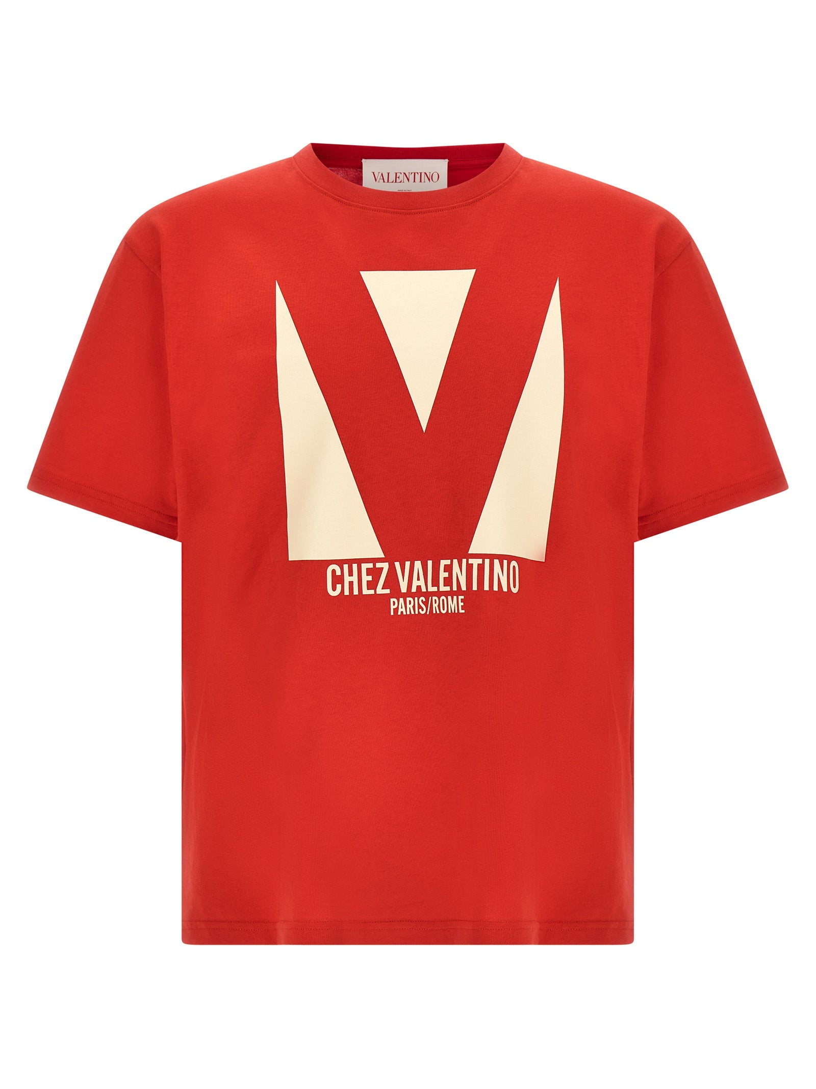 VALENTINO GARAVANI - VALENTINO GARAVANI - Valentino Garavani ’Chez Valentino’ T-shirt - Men’s Tops