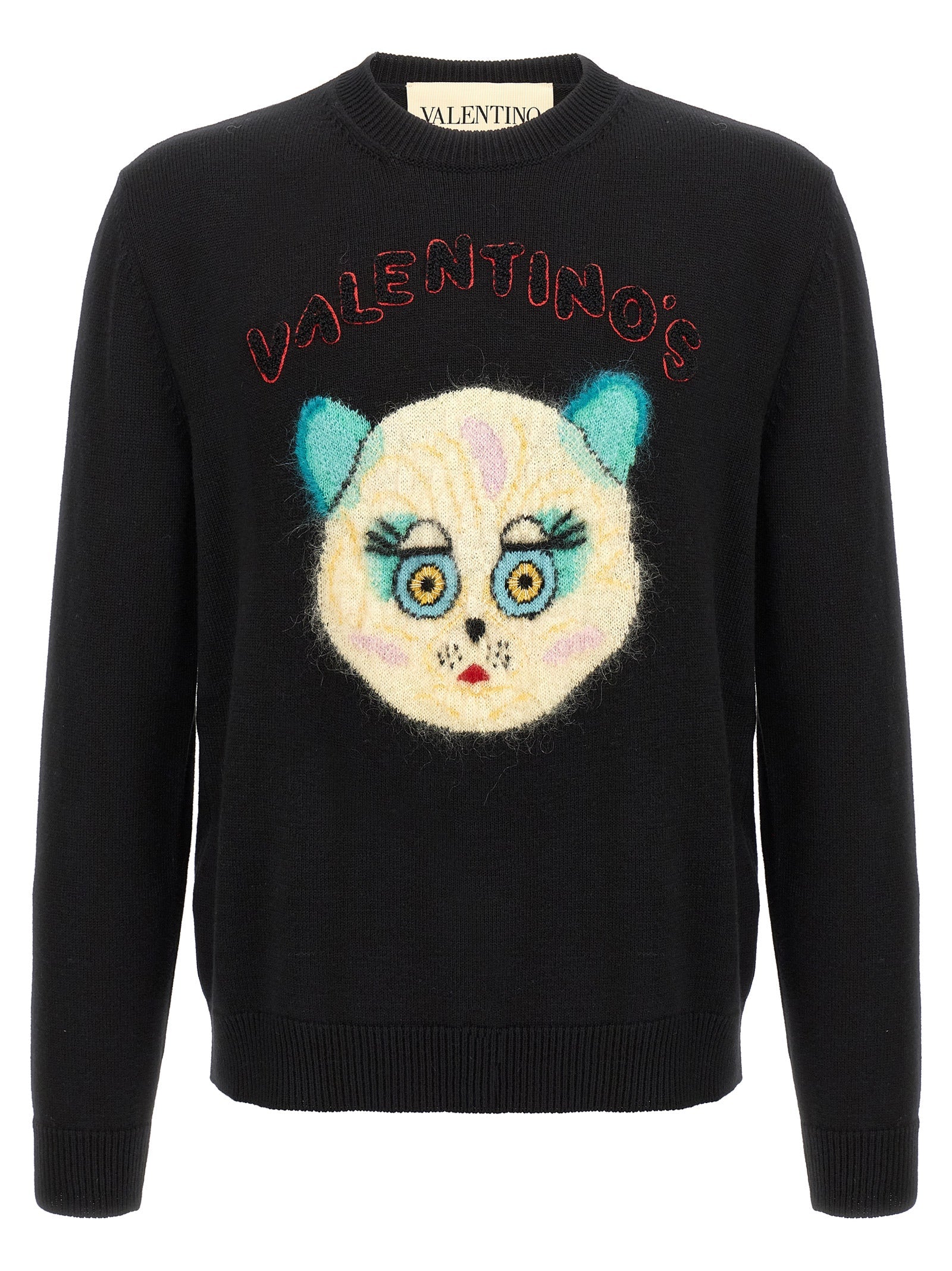 VALENTINO GARAVANI - VALENTINO GARAVANI - Valentino Garavani ’Le Chat de la Maison’ sweater - Men’s Knitwear