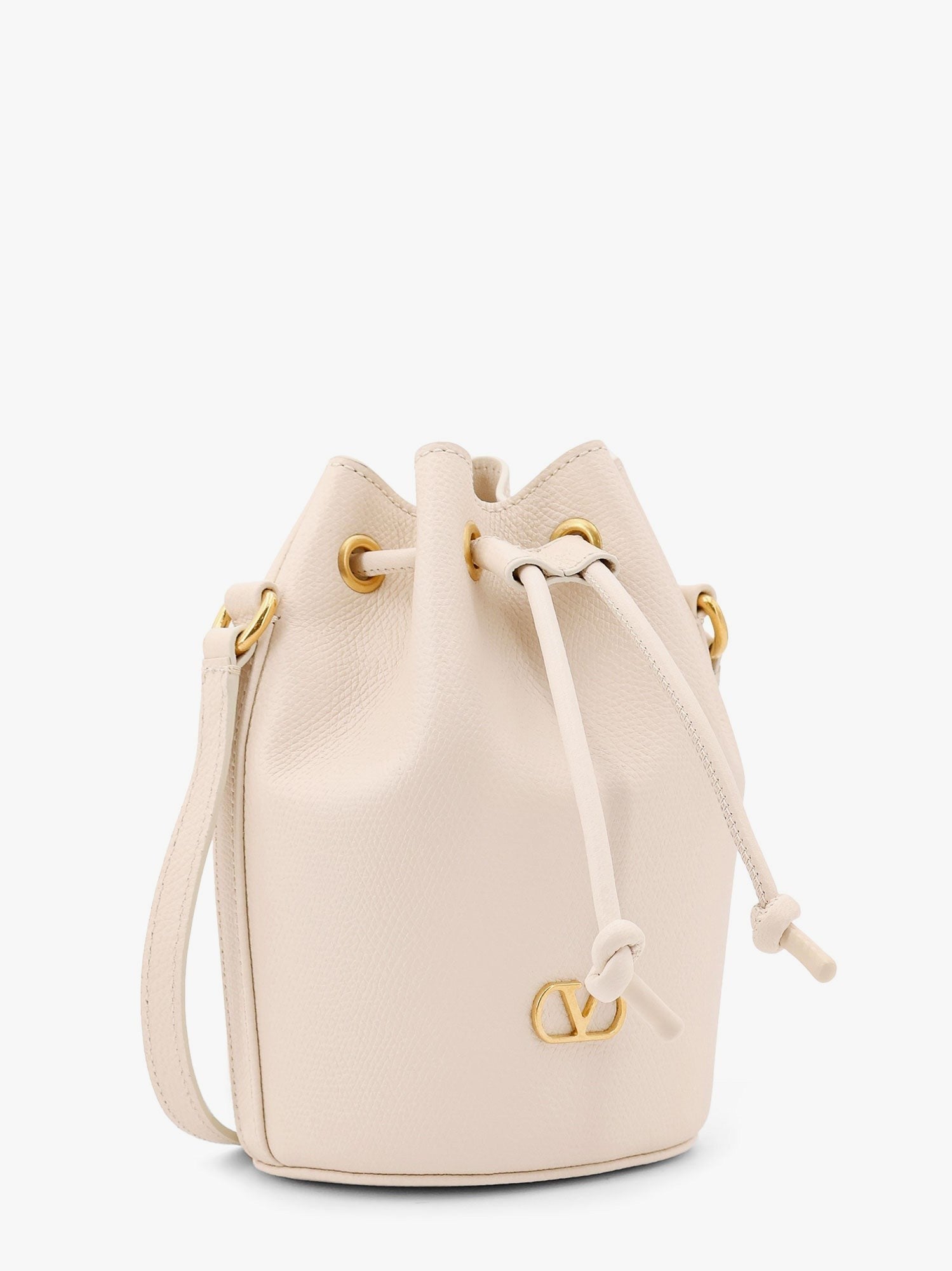 Valentino Garavani - Valentino Garavani Leather Bucket Bag - Women’s Bags