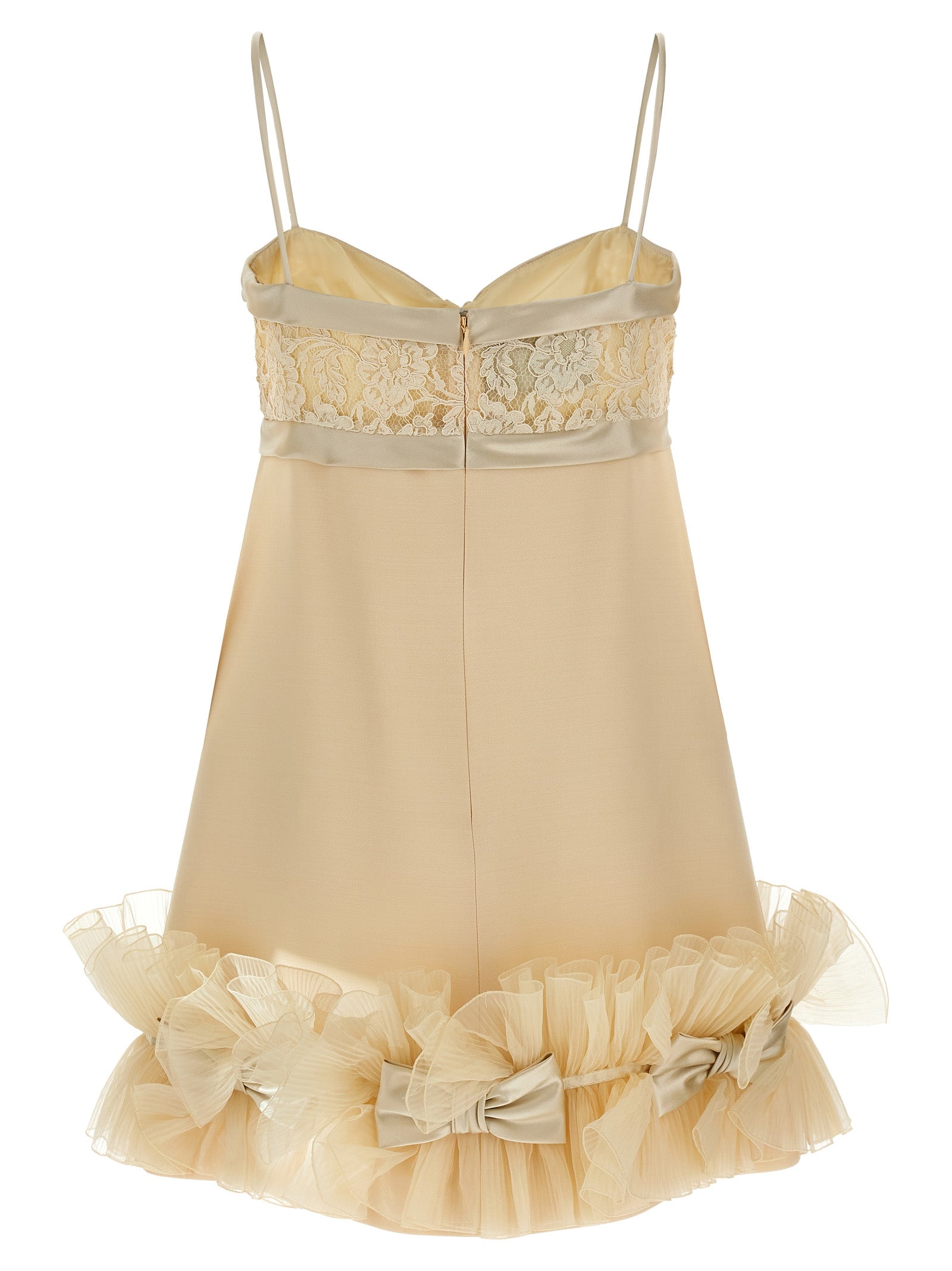 VALENTINO GARAVANI - VALENTINO GARAVANI - Valentino Garavani pleated ruffles dress - Women’s Clothing