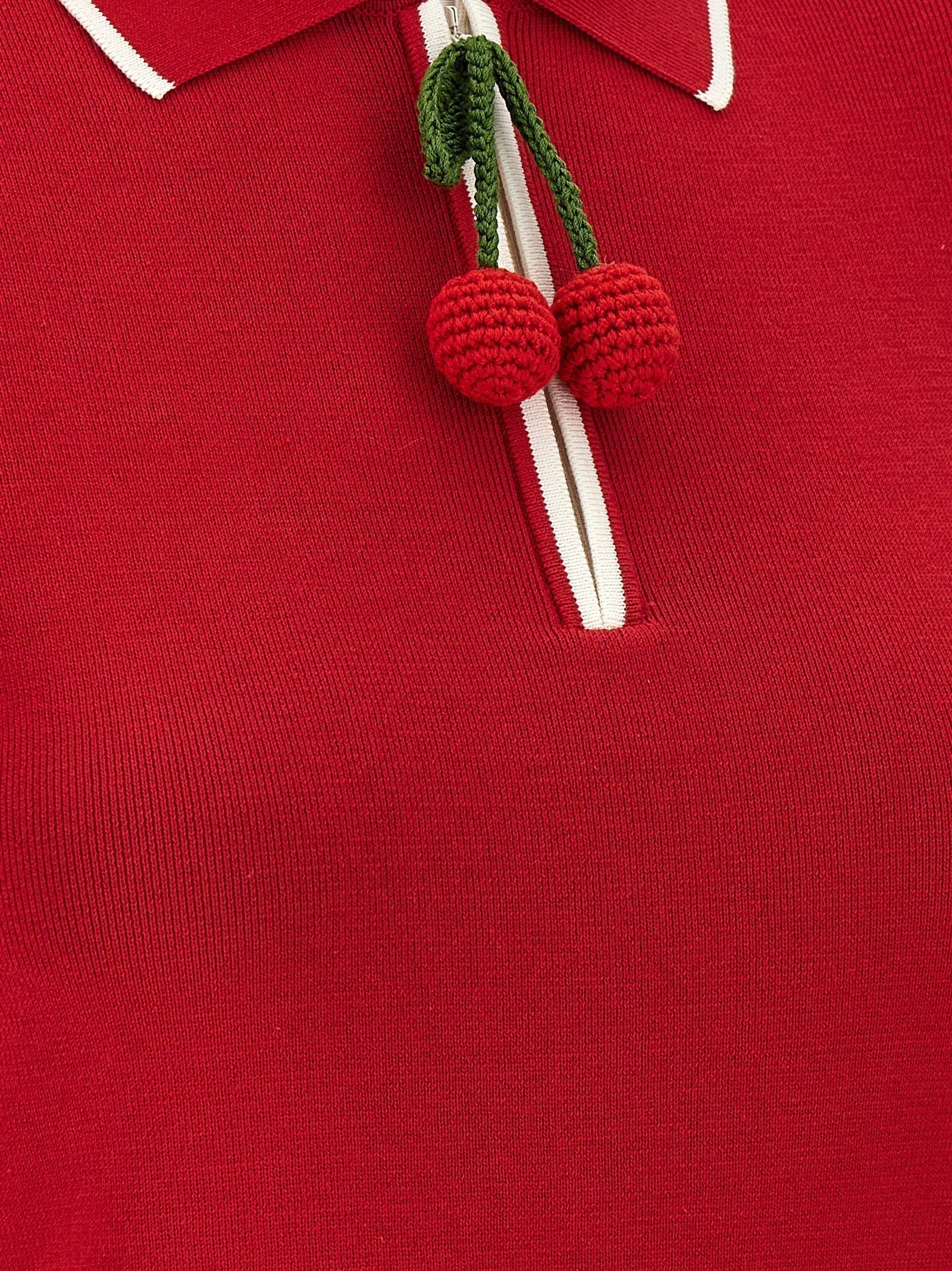 VALENTINO GARAVANI - VALENTINO GARAVANI - Valentino Garavani ’Cherryfic’ top - Women’s Tops