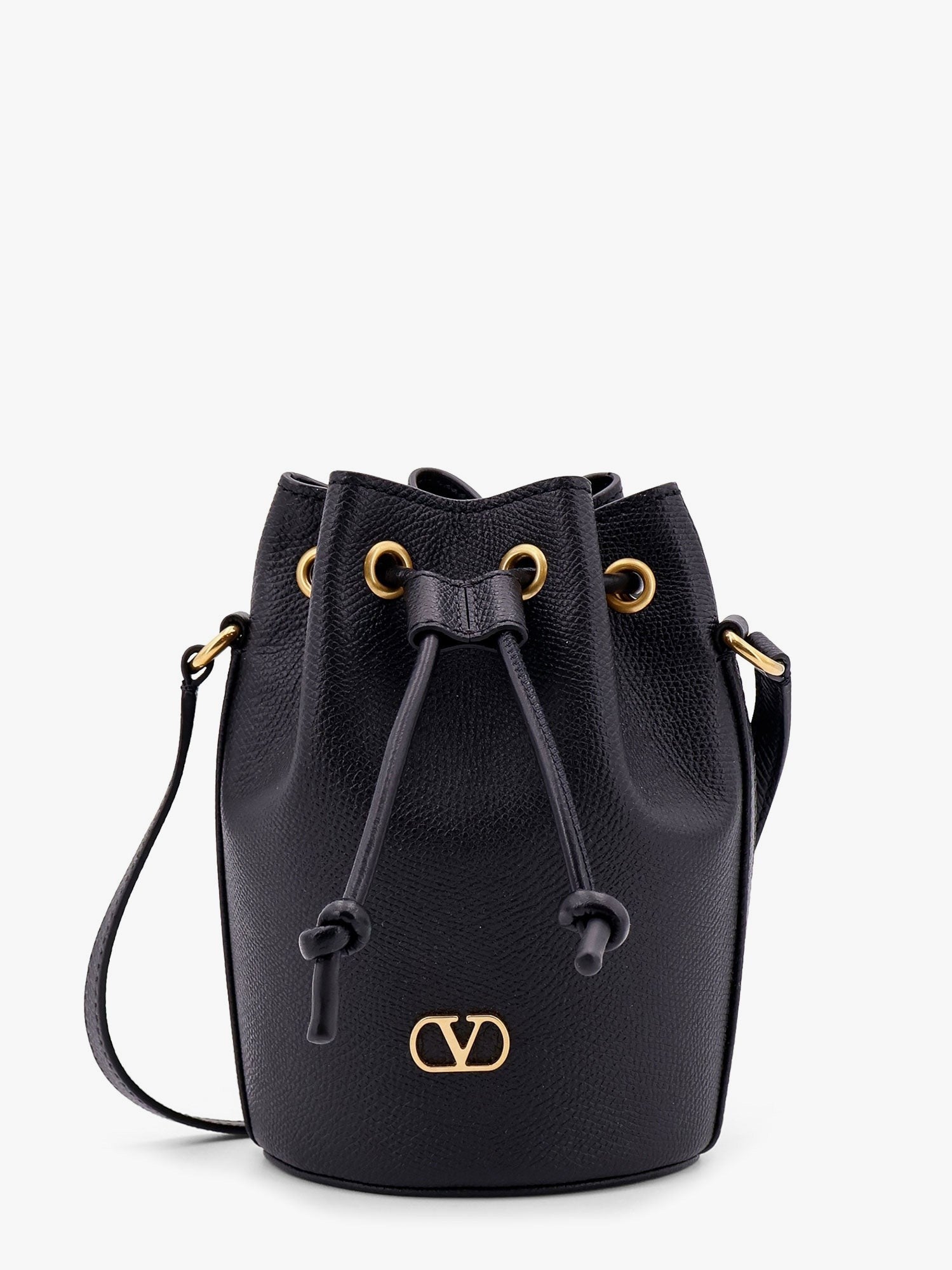Valentino Garavani - Valentino Garavani Leather Bucket Bag - Women’s Bags