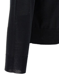 VALENTINO GARAVANI - VALENTINO GARAVANI - Valentino Garavani logo embroidery sweater - Men’s Knitwear