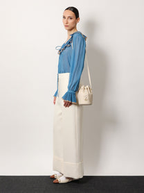 Valentino Garavani - Valentino Garavani Leather Bucket Bag - Women’s Bags