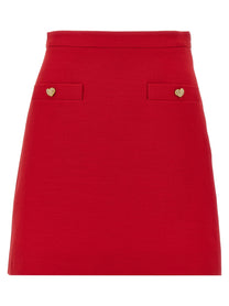 VALENTINO GARAVANI - VALENTINO GARAVANI - Valentino Garavani Crepe Couture skirt - Women’s Clothing