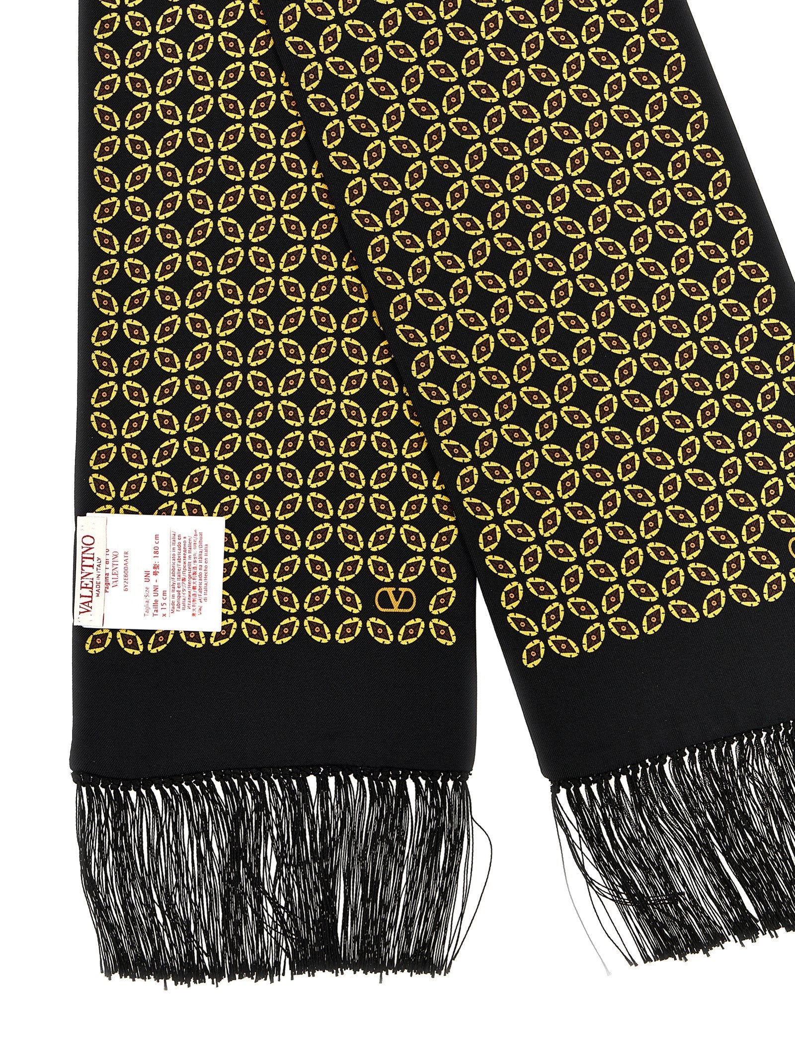 VALENTINO GARAVANI - VALENTINO GARAVANI - Valentino Garavani ’Chamber’ scarf - Men’s Accessories