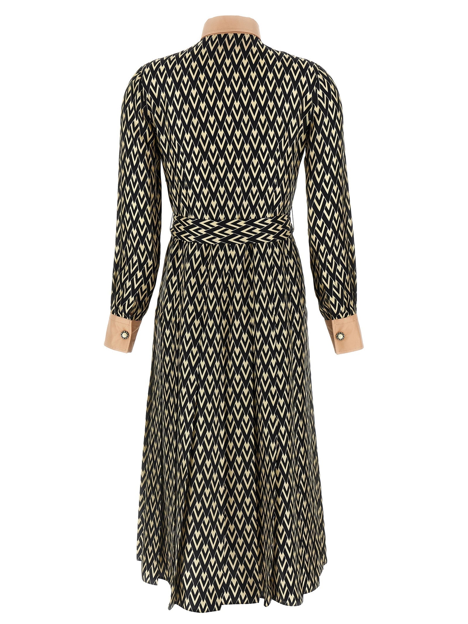 VALENTINO GARAVANI - VALENTINO GARAVANI - Valentino Garavani ’Toute La V’ midi dress - Women’s Clothing