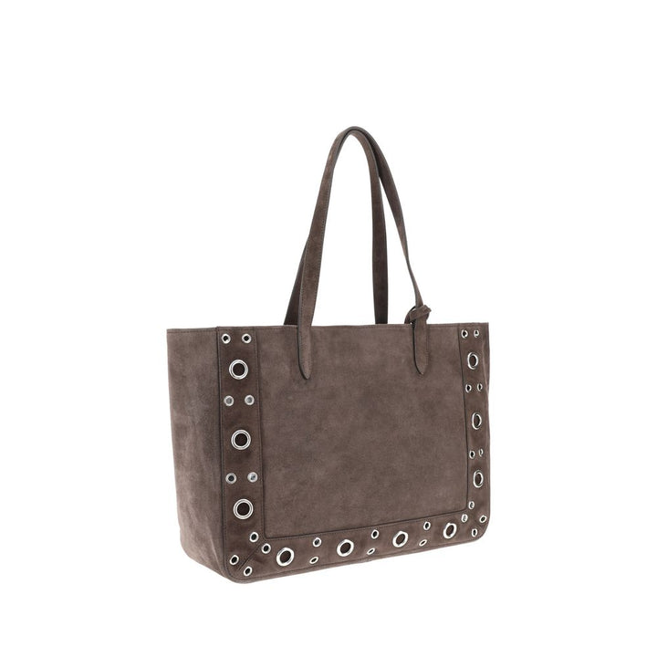 Valentino Garavani - Valentino Garavani Nellcote Suede Floral Tote