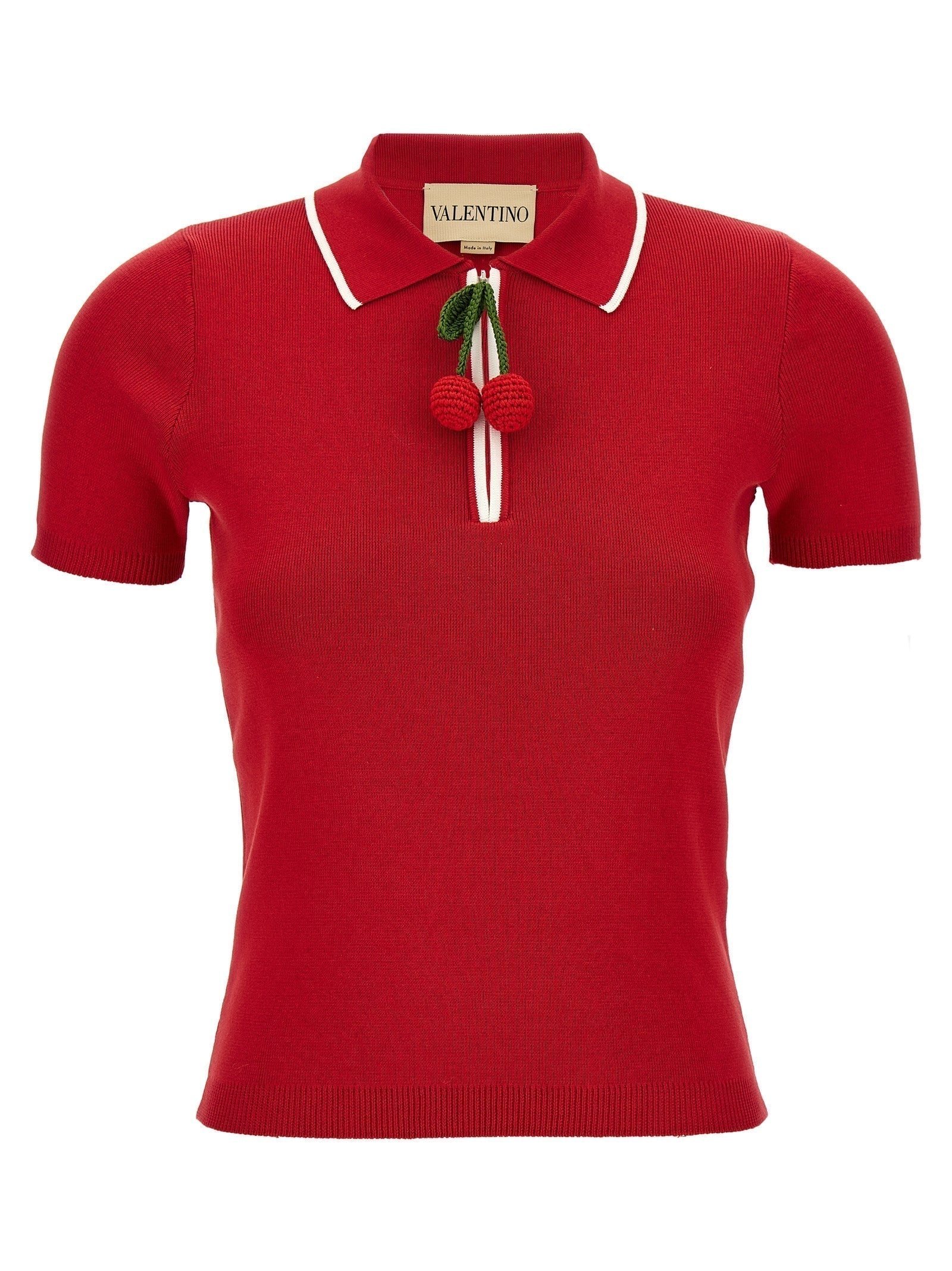 VALENTINO GARAVANI - VALENTINO GARAVANI - Valentino Garavani ’Cherryfic’ top - Women’s Tops