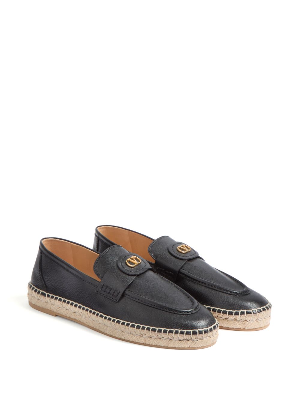 Valentino Garavani - Valentino Garavani Flat shoes Black - Espadrilles