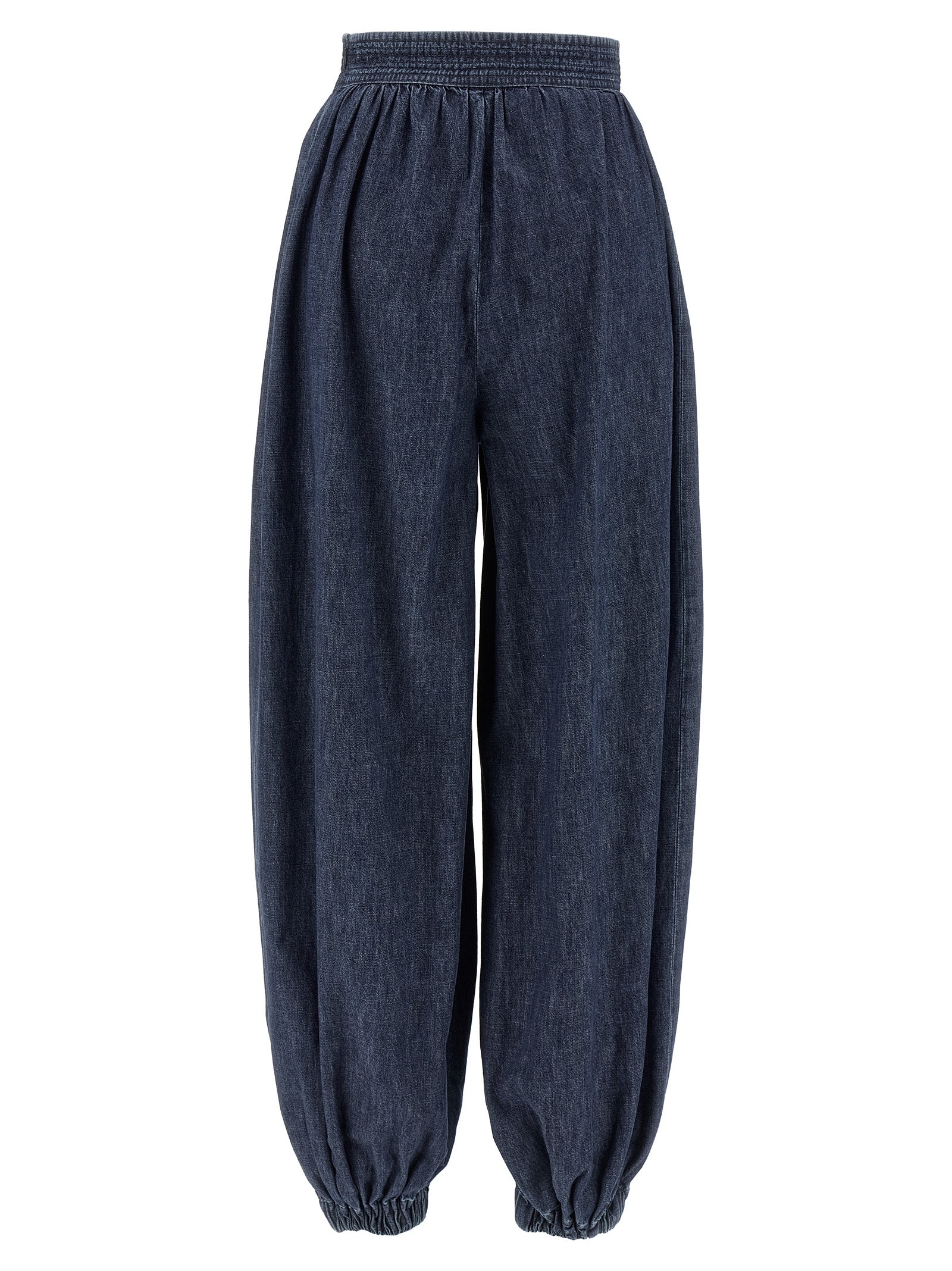 VALENTINO GARAVANI - VALENTINO GARAVANI - Valentino Garavani Denim Chambray pants - Women’s Pants