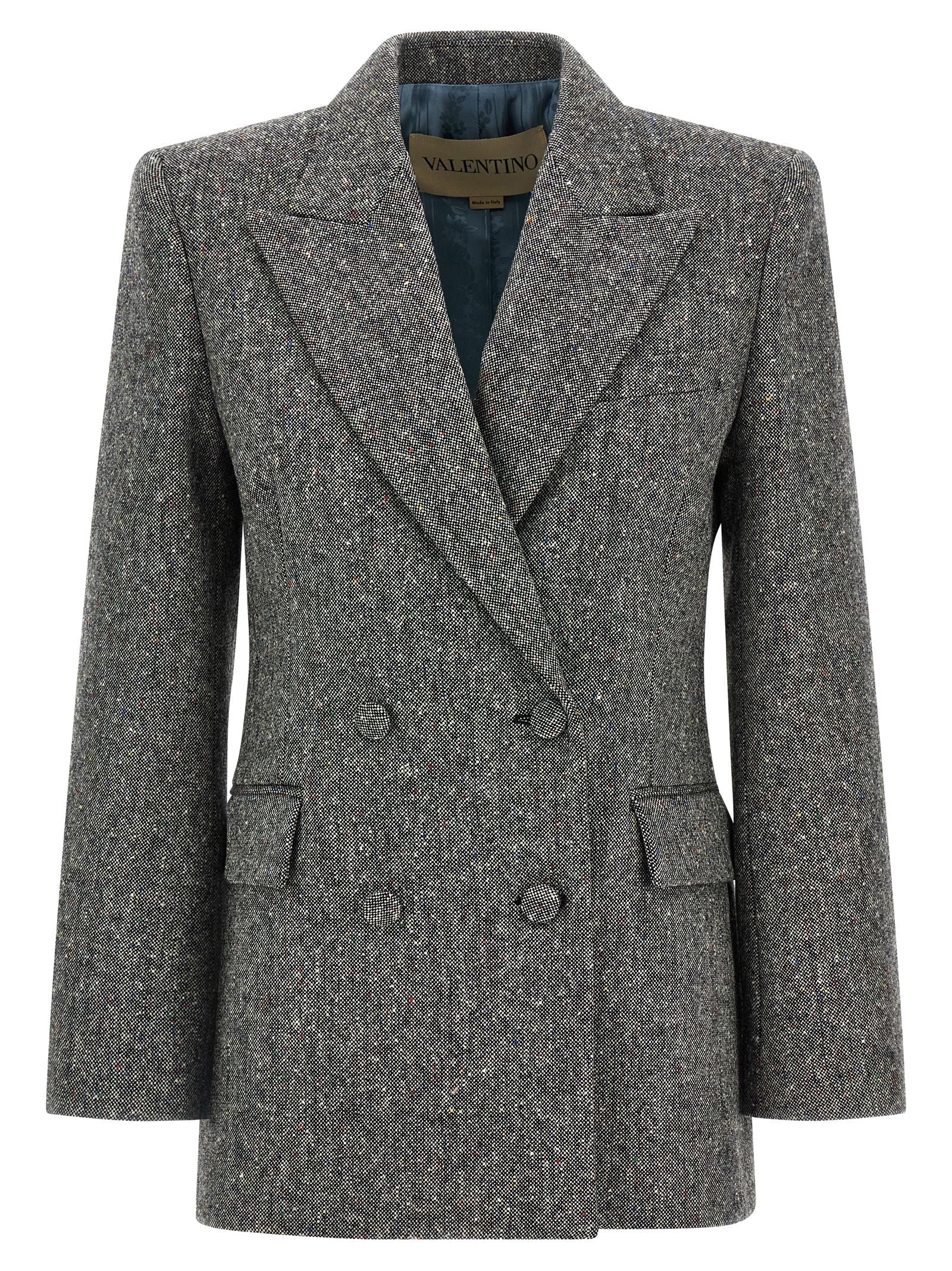 VALENTINO GARAVANI - VALENTINO GARAVANI - Valentino Garavani double-breasted blazer - Women’s Clothing