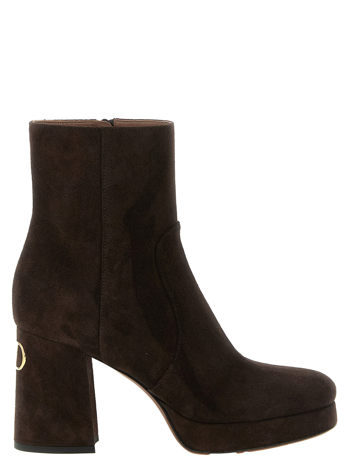 Valentino Valentino Garavani Fawcette Ankle Boots Brown