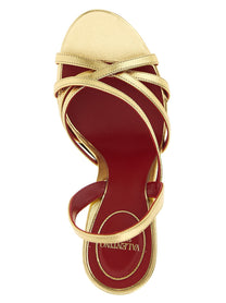 Valentino Valentino Garavani Fetishique Sandals Gold