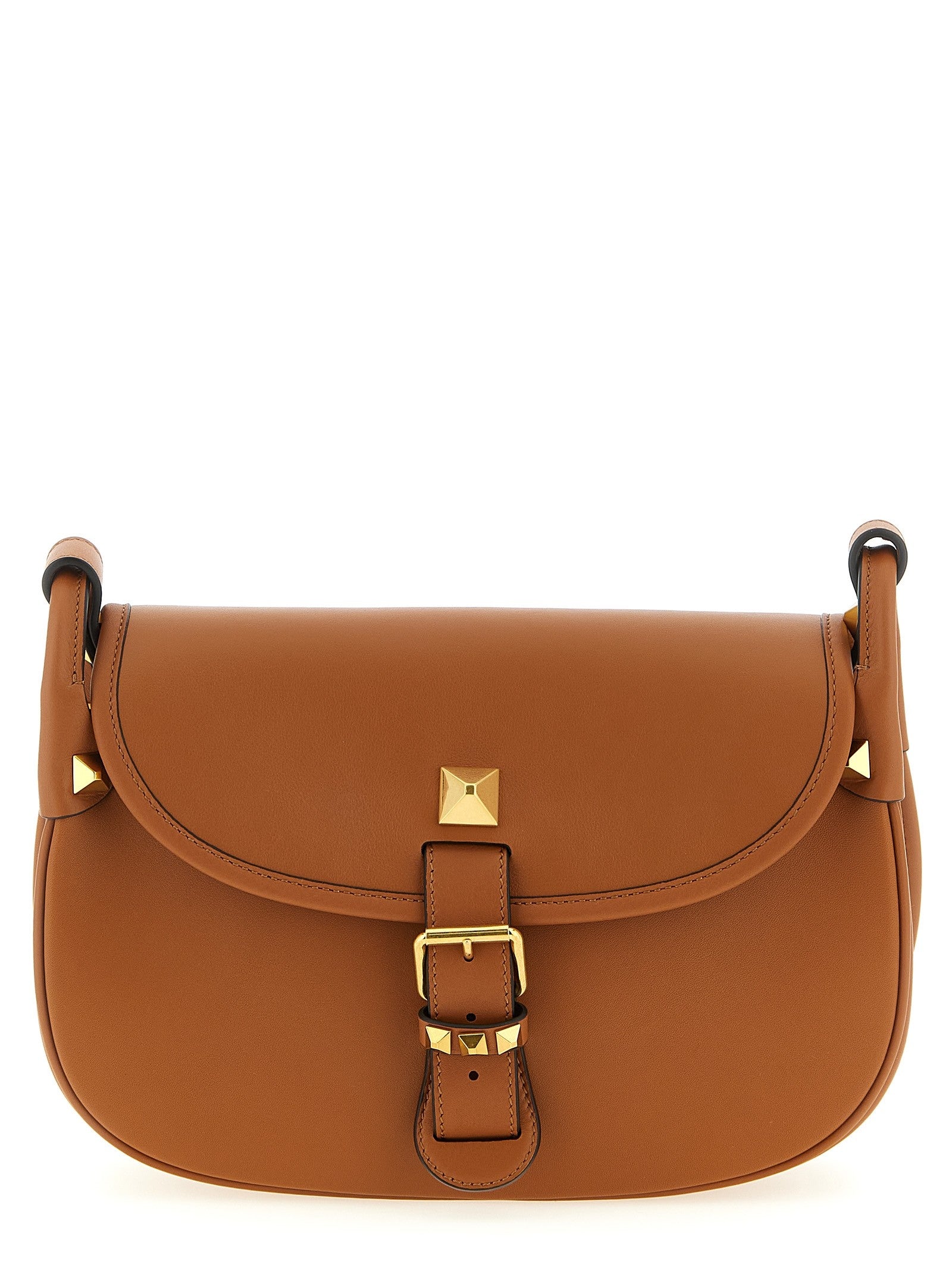 Valentino Valentino Garavani Flaneuse Medium Shoulder Bag Brown