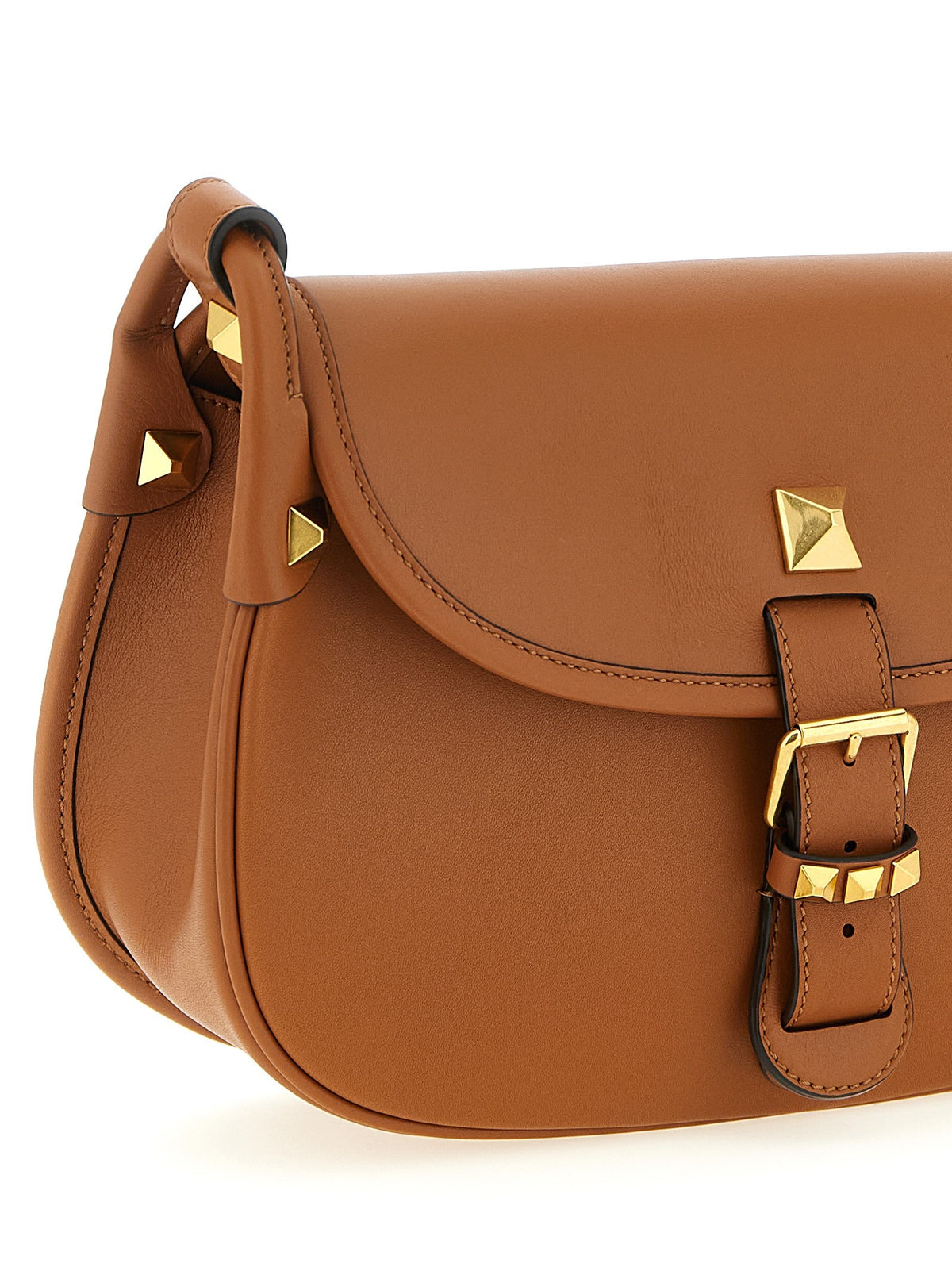 Valentino Valentino Garavani Flaneuse Medium Shoulder Bag Brown