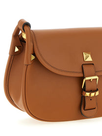 Valentino Valentino Garavani Flaneuse Medium Shoulder Bag Brown