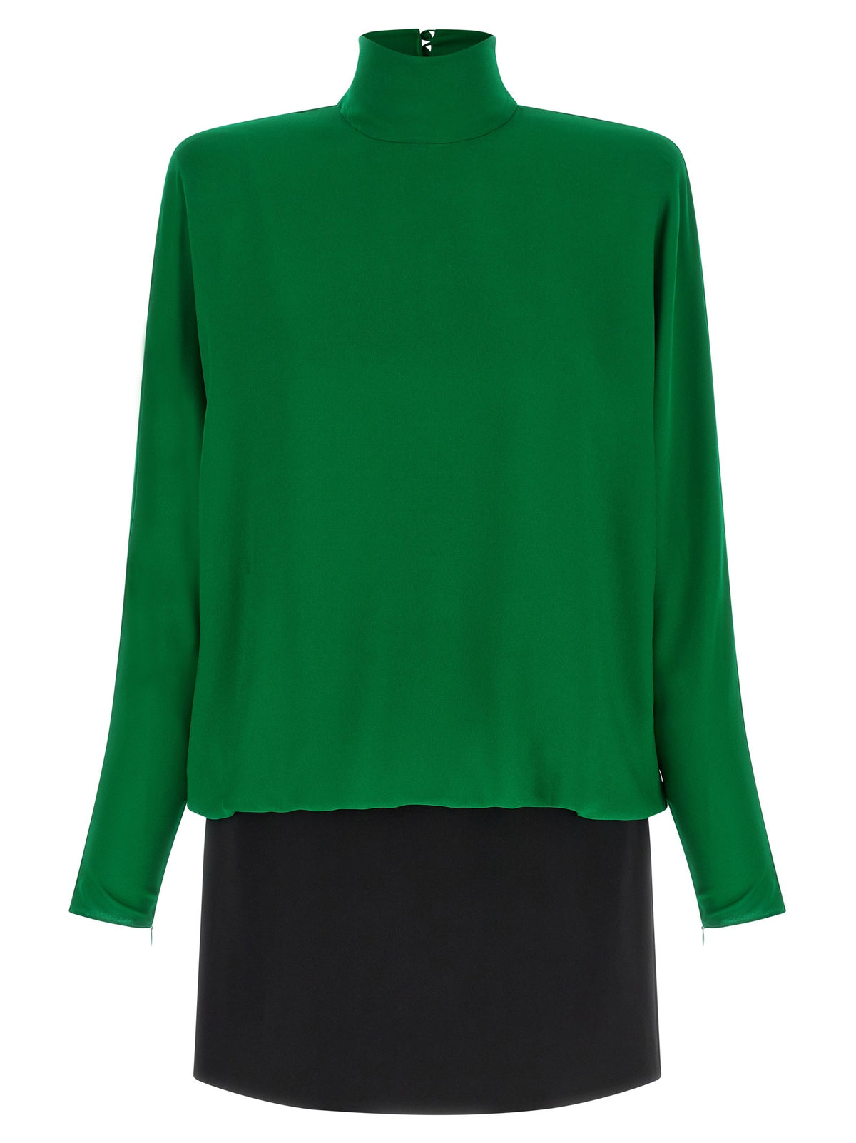 Valentino Valentino Garavani Georgette Dress Green, view 2