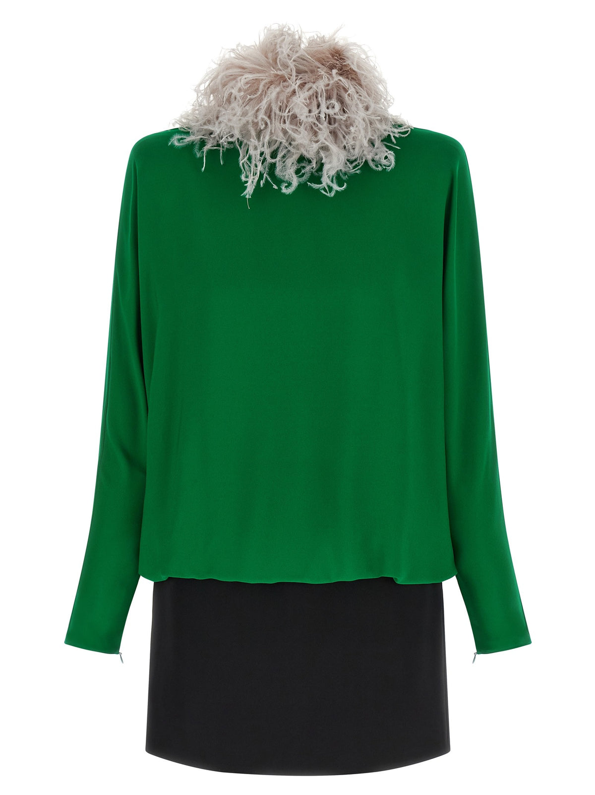 Valentino Valentino Garavani Georgette Dress Green