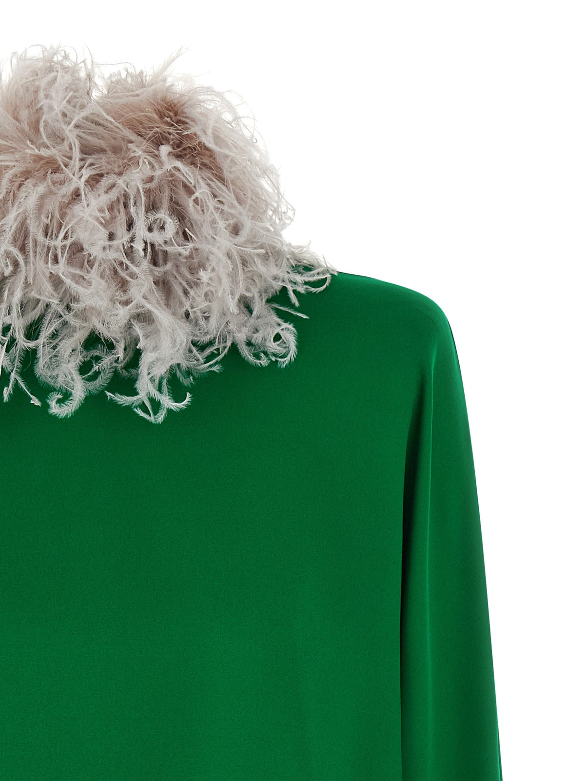 Valentino Valentino Garavani Georgette Dress Green