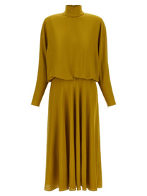Valentino Valentino Garavani Georgette Dress Green