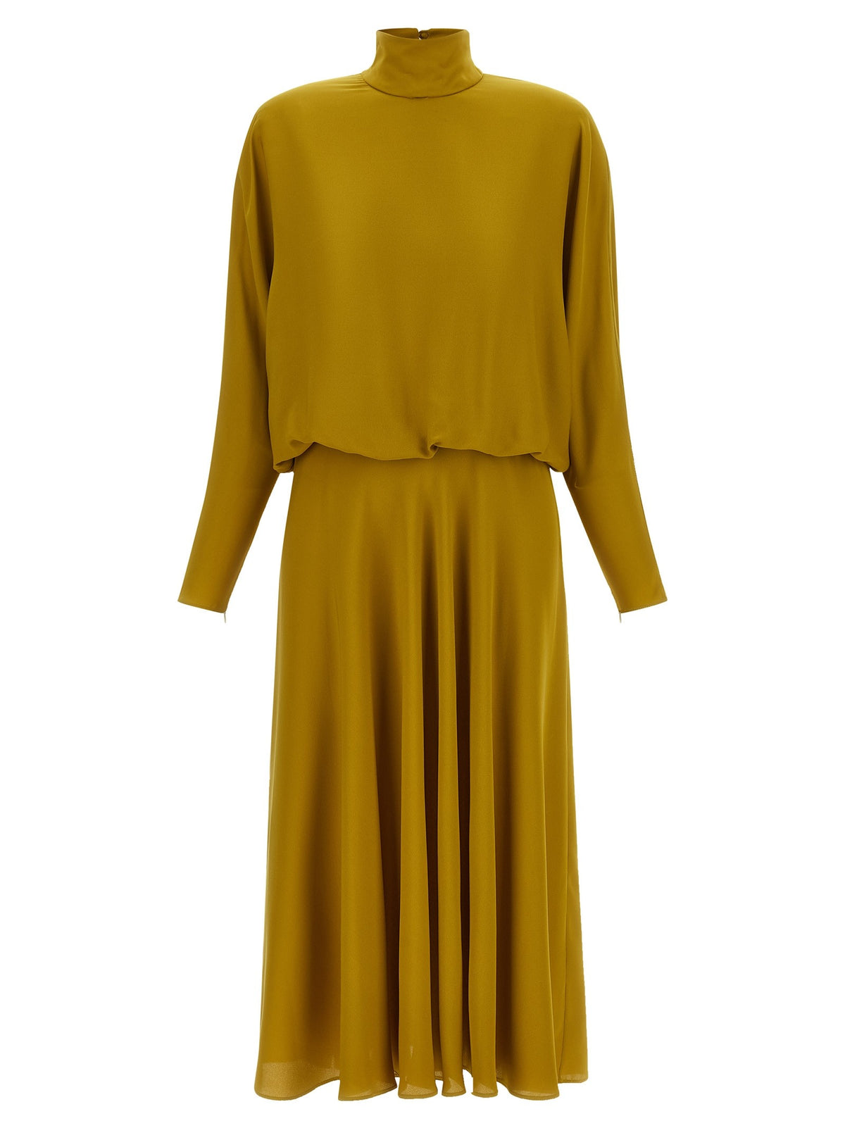 Valentino Valentino Garavani Georgette Dress Green, view 2