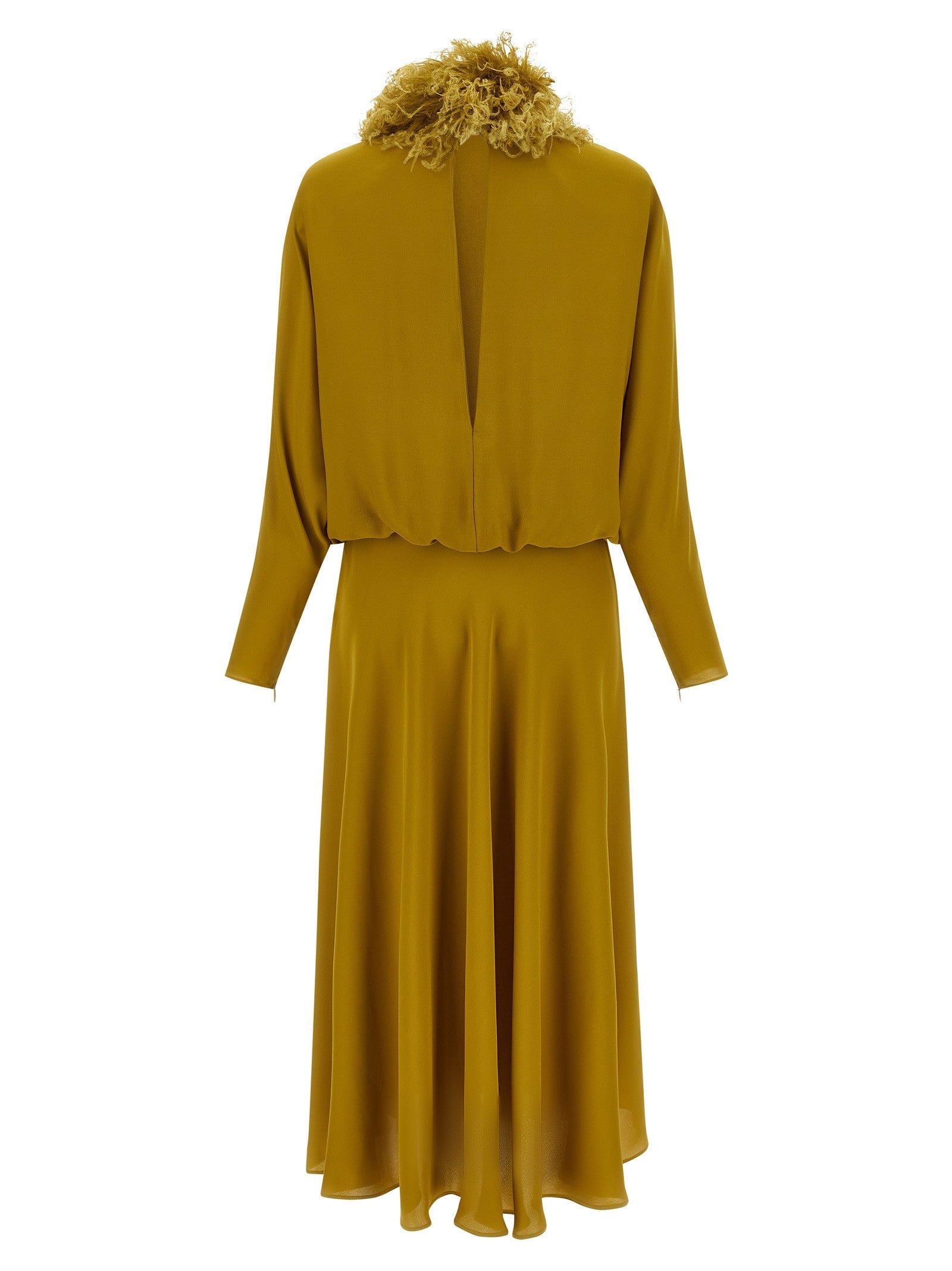 Valentino Valentino Garavani Georgette Dress Green
