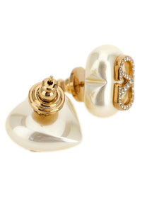 Valentino Valentino Garavani Heart Earrings Gold