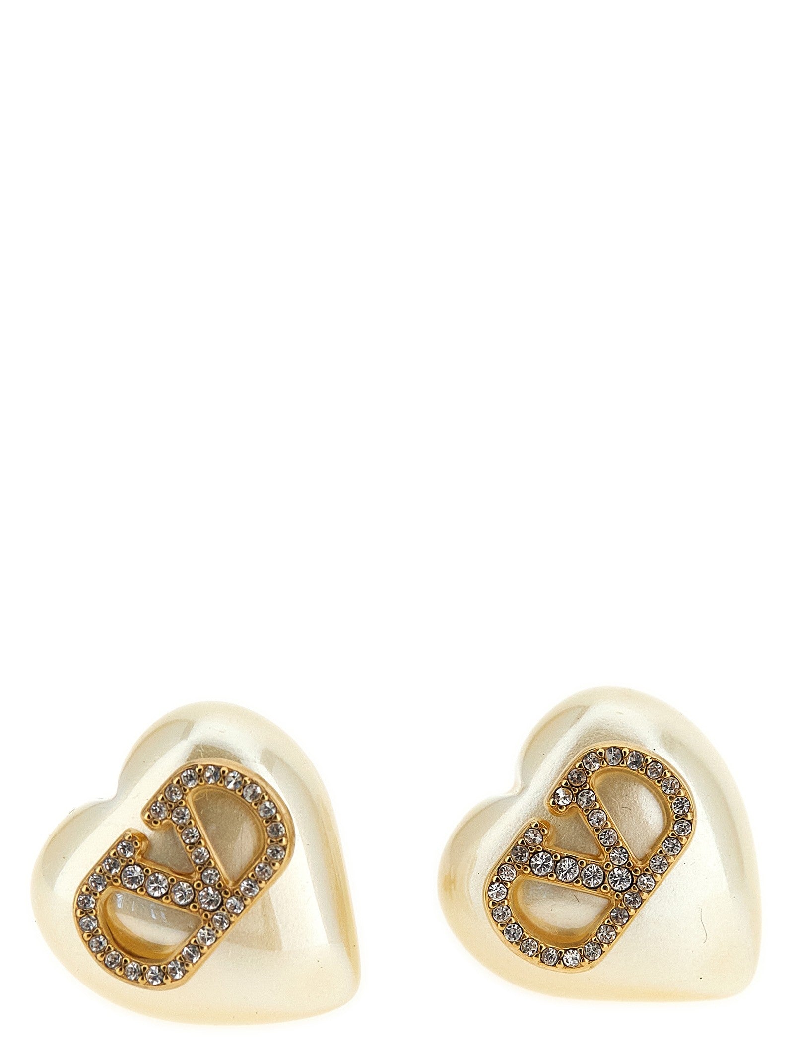 Valentino Valentino Garavani Heart Earrings Gold