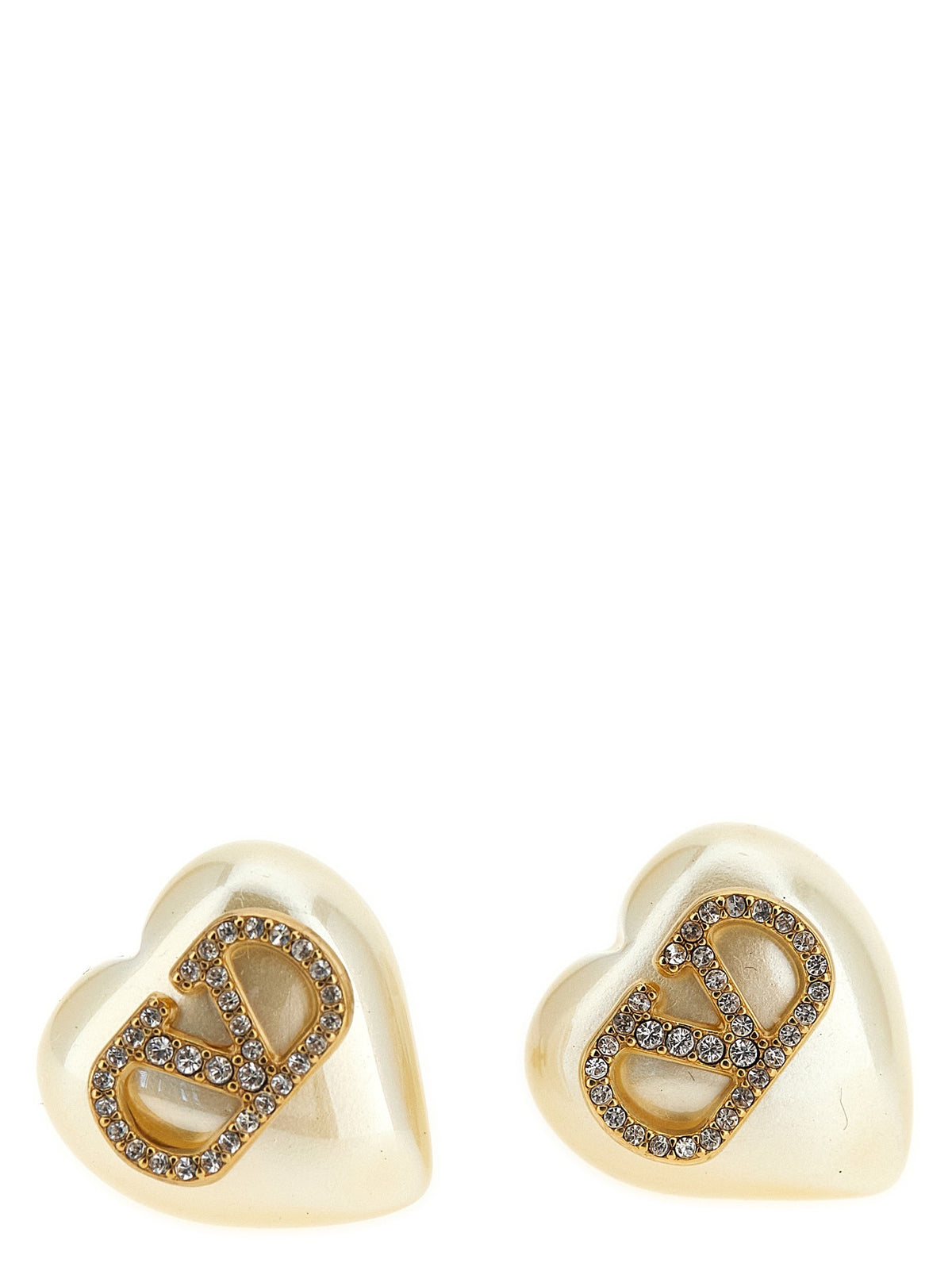 Valentino Valentino Garavani Heart Earrings Gold