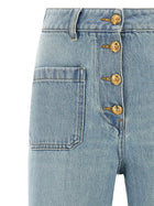 Valentino Valentino Garavani High Waist Jeans Blue, view 3