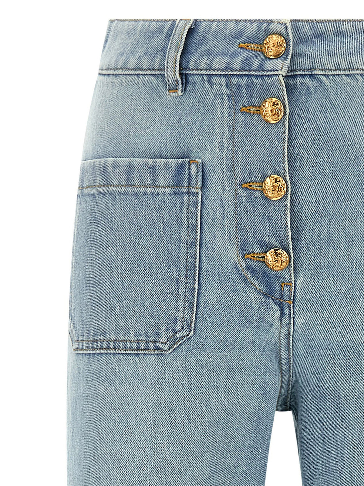 Valentino Valentino Garavani High Waist Jeans Blue, view 3