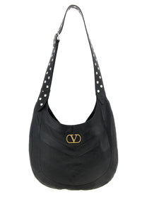 Valentino Valentino Garavani Hoboho Medium Shoulder Bag Black