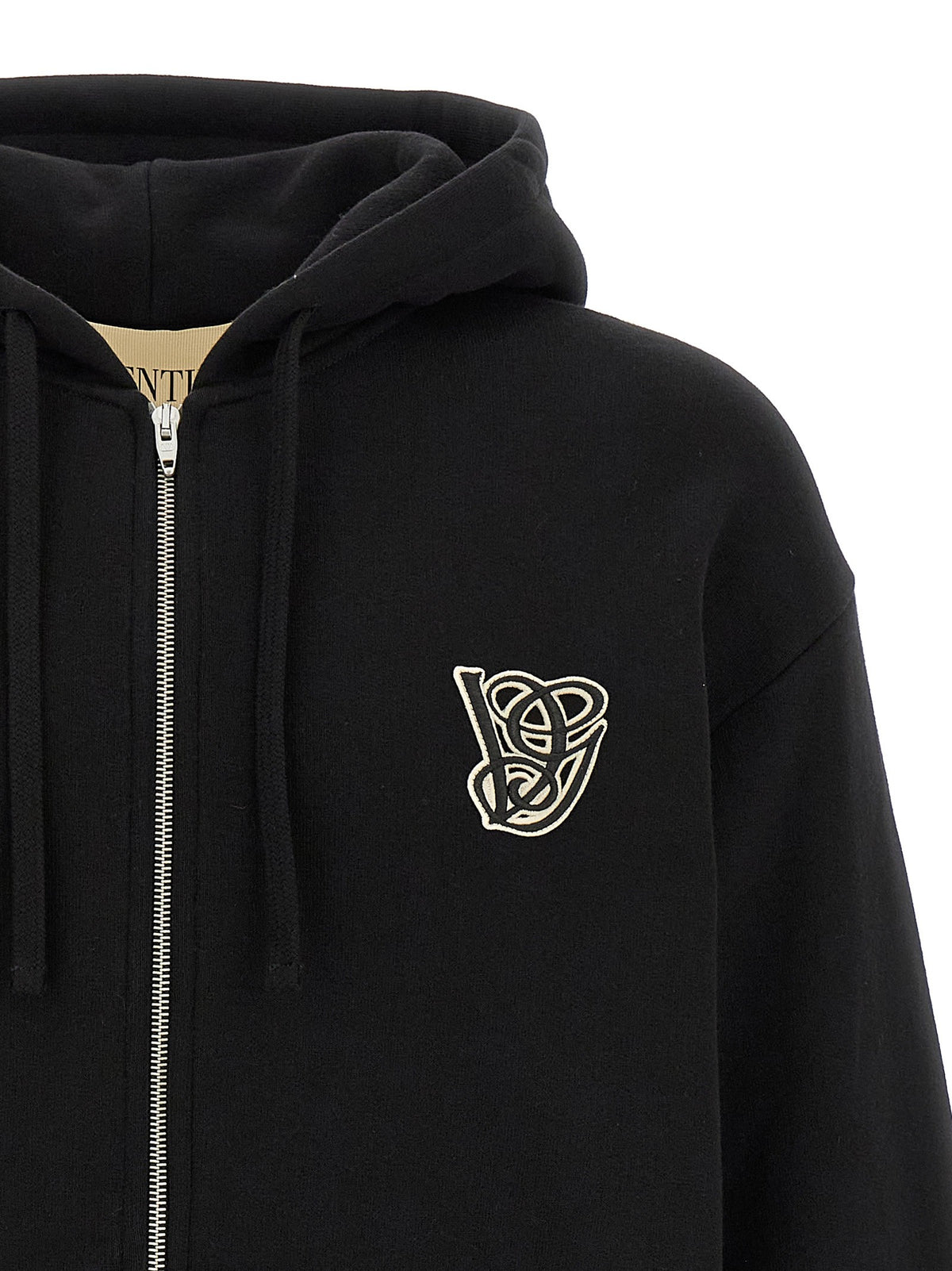 Valentino Valentino Garavani Hoodie VG Patch Black