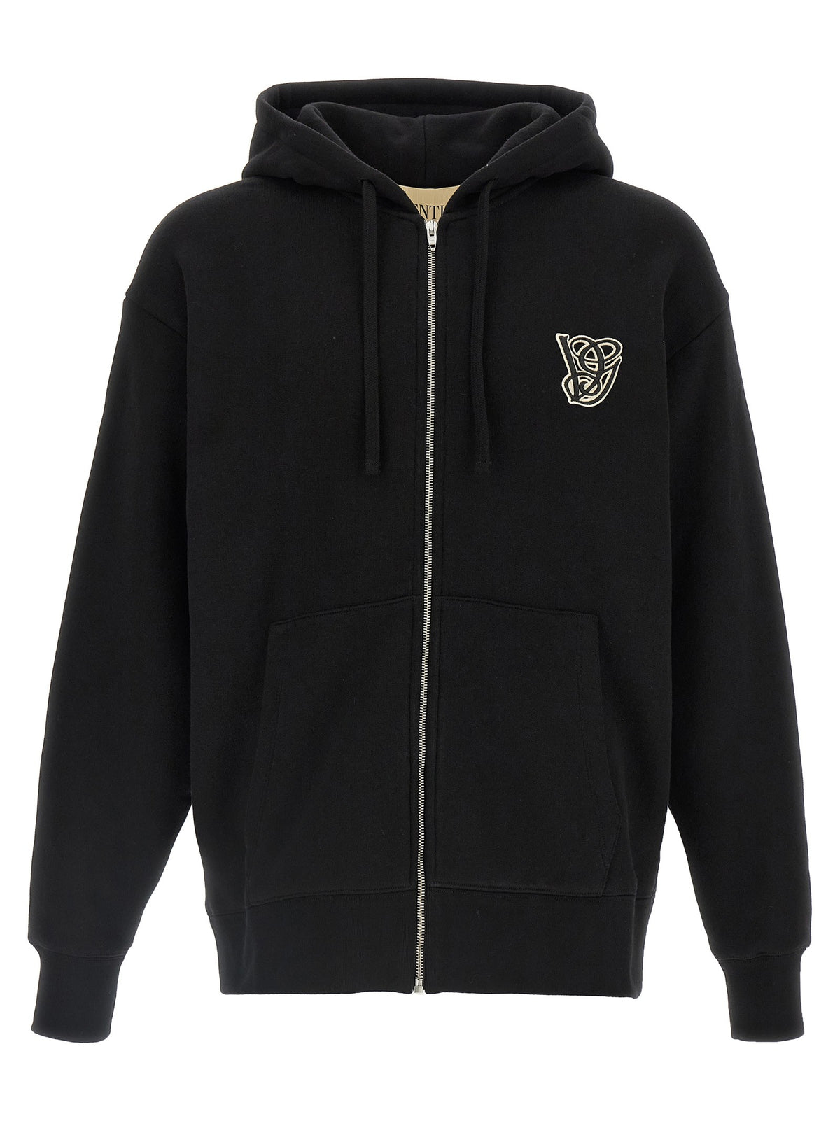Valentino Valentino Garavani Hoodie VG Patch Black
