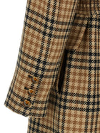 Valentino Valentino Garavani Houndstooth Wool Coat Brown, view 4