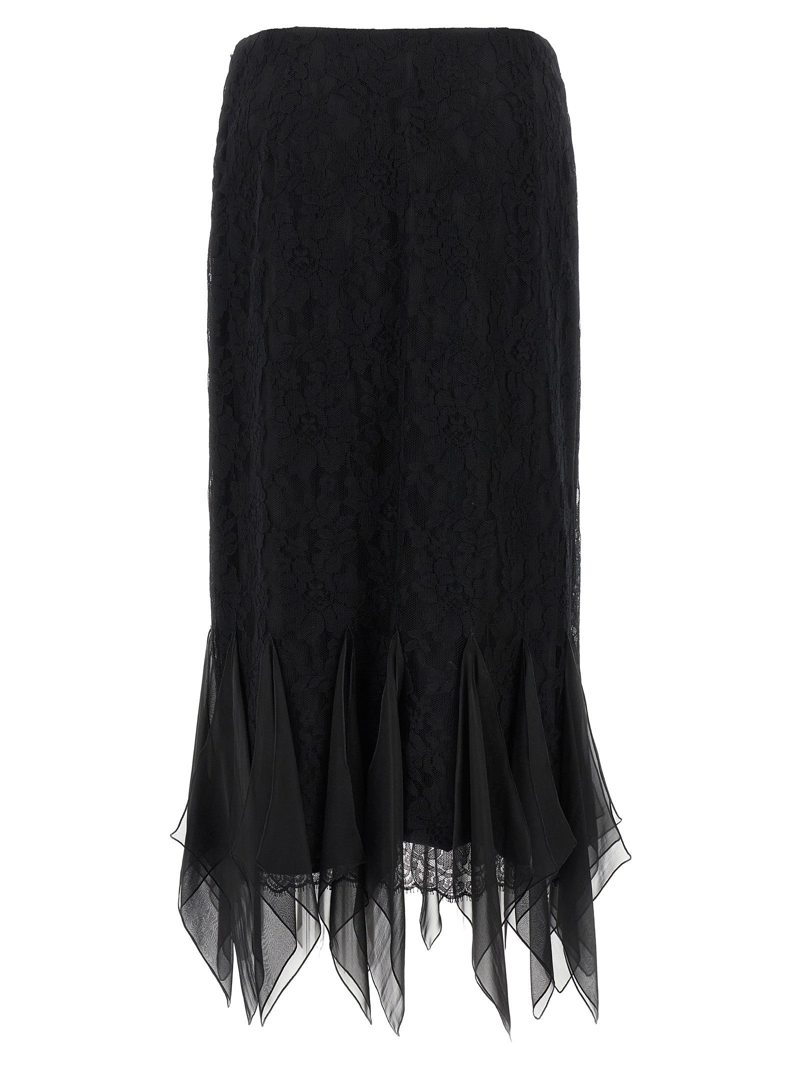 Valentino Valentino Garavani Lace Skirt Black