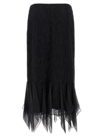 Valentino Valentino Garavani Lace Skirt Black
