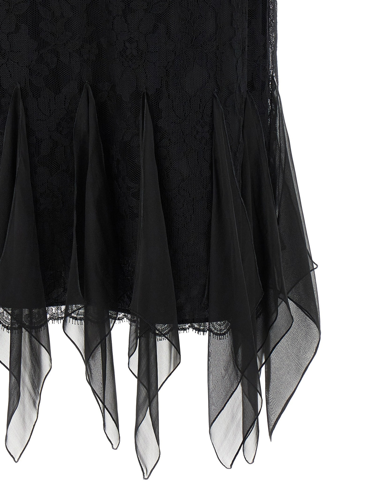 Valentino Valentino Garavani Lace Skirt Black, view 5