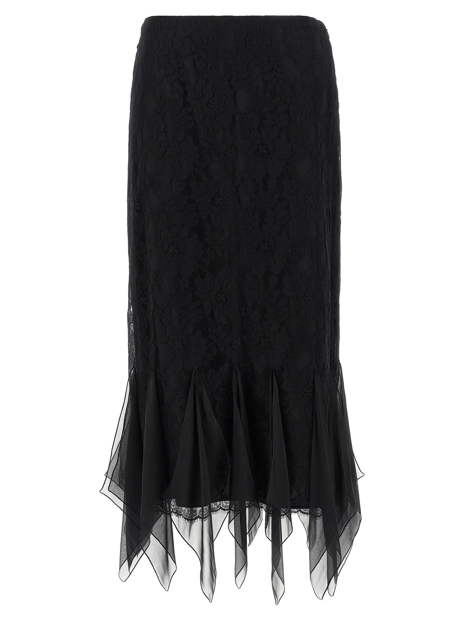 Valentino Valentino Garavani Lace Skirt Black