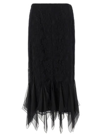 Valentino Valentino Garavani Lace Skirt Black